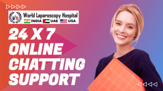 24 X 7 Online Chatting Support at World Laparoscopy Hospital