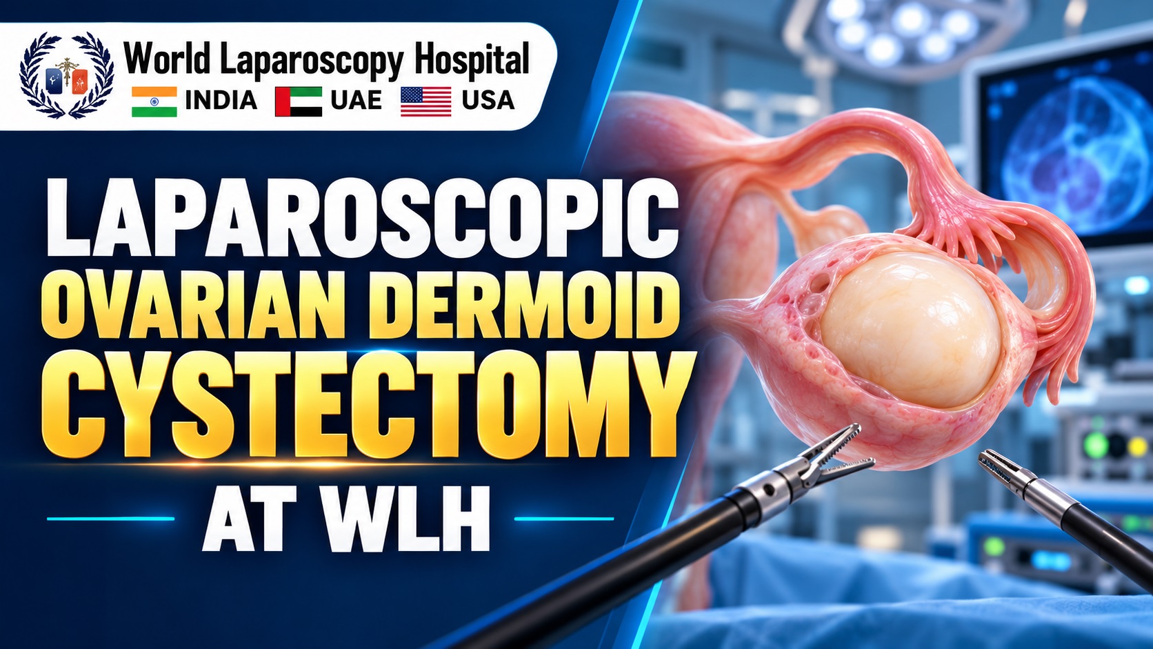 Laparoscopic Ovarian Dermoid Cystectomy | Step-by-Step Technique