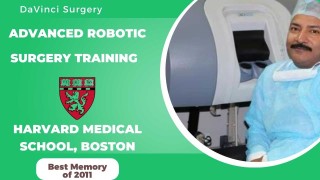 Robotic Surgery Training at Harvard Medical School with Dr. Brian M. Rosman, Boston, USA (2011)