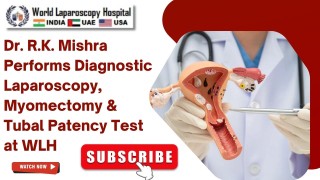 Skin-to-Skin Diagnostic Laparoscopy & Hysteroscopic Myomectomy by Dr. R.K. Mishra at WLH