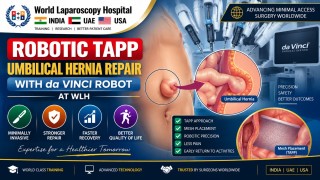 Robotic TAPP Umbilical Hernia Repair Using da Vinci Robot | Mesh Placement at WLH